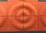İç Mekan 3D Akustik Duvar Panelleri / Gürültü Azaltma Duvar Panelleri Geri Dönüşümlü Malzeme